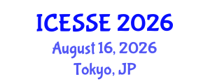 International Conference on Earth and Space Sciences and Engineering (ICESSE) August 16, 2026 - Tokyo, Japan