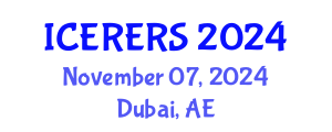 International Conference on Earth Resources and Environmental Remote Sensing (ICERERS) November 07, 2024 - Dubai, United Arab Emirates