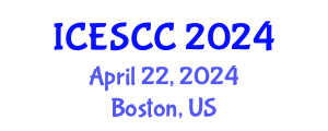 International Conference on Earth Science and Climate Change (ICESCC) April 22, 2024 - Boston, United States