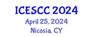 International Conference on Earth Science and Climate Change (ICESCC) April 25, 2024 - Nicosia, Cyprus