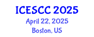International Conference on Earth Science and Climate Change (ICESCC) April 22, 2025 - Boston, United States