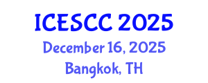 International Conference on Earth Science and Climate Change (ICESCC) December 16, 2025 - Bangkok, Thailand