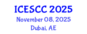 International Conference on Earth Science and Climate Change (ICESCC) November 08, 2025 - Dubai, United Arab Emirates