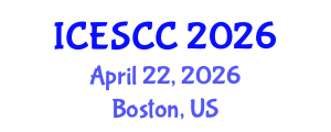 International Conference on Earth Science and Climate Change (ICESCC) April 22, 2026 - Boston, United States