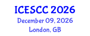International Conference on Earth Science and Climate Change (ICESCC) December 09, 2026 - London, United Kingdom