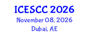 International Conference on Earth Science and Climate Change (ICESCC) November 08, 2026 - Dubai, United Arab Emirates