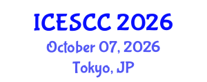 International Conference on Earth Science and Climate Change (ICESCC) October 07, 2026 - Tokyo, Japan