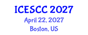 International Conference on Earth Science and Climate Change (ICESCC) April 22, 2027 - Boston, United States International Conference on Earth Science and Climate Change (ICESCC) April 22, 2027 - Boston, United States