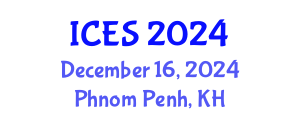 International Conference on Earth Science (ICES) December 16, 2024 - Phnom Penh, Cambodia