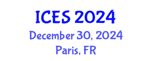 International Conference on Earth Sciences (ICES) December 30, 2024 - Paris, France