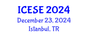 International Conference on Earthquake Analysis and Structural Engineering (ICESE) December 23, 2024 - Istanbul, Turkey