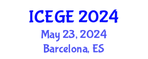 International Conference on Earthquake and Geological Engineering (ICEGE) May 23, 2024 - Barcelona, Spain
