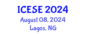 International Conference on Earthquake and Structural Engineering (ICESE) August 08, 2024 - Lagos, Nigeria