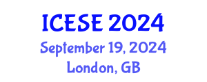 International Conference on Earthquake and Structural Engineering (ICESE) September 19, 2024 - London, United Kingdom