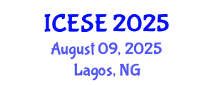 International Conference on Earthquake and Structural Engineering (ICESE) August 09, 2025 - Lagos, Nigeria