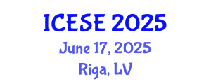 International Conference on Earthquake and Structural Engineering (ICESE) June 17, 2025 - Riga, Latvia