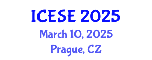 International Conference on Earthquake and Structural Engineering (ICESE) March 22, 2025 - Prague, Czechia