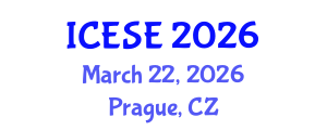 International Conference on Earthquake and Structural Engineering (ICESE) March 22, 2026 - Prague, Czechia