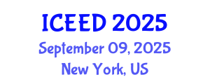 International Conference on Earthquake Engineering and Dynamics (ICEED) September 09, 2025 - New York, United States