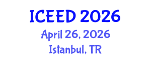 International Conference on Earthquake Engineering and Dynamics (ICEED) April 26, 2026 - Istanbul, Turkey