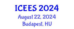 International Conference on Earthquake Engineering and Seismology (ICEES) August 22, 2024 - Budapest, Hungary