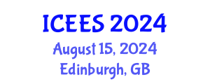 International Conference on Earthquake Engineering and Seismology (ICEES) August 15, 2024 - Edinburgh, United Kingdom