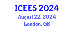 International Conference on Earthquake Engineering and Seismology (ICEES) August 22, 2024 - London, United Kingdom