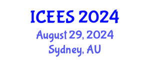 International Conference on Earthquake Engineering and Seismology (ICEES) August 29, 2024 - Sydney, Australia