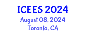 International Conference on Earthquake Engineering and Seismology (ICEES) August 08, 2024 - Toronto, Canada