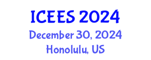 International Conference on Earthquake Engineering and Seismology (ICEES) December 30, 2024 - Honolulu, United States