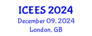International Conference on Earthquake Engineering and Seismology (ICEES) December 09, 2024 - London, United Kingdom