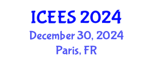 International Conference on Earthquake Engineering and Seismology (ICEES) December 30, 2024 - Paris, France