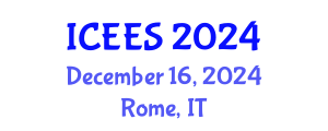 International Conference on Earthquake Engineering and Seismology (ICEES) December 16, 2024 - Rome, Italy