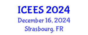 International Conference on Earthquake Engineering and Seismology (ICEES) December 16, 2024 - Strasbourg, France