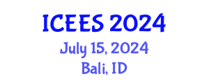 International Conference on Earthquake Engineering and Seismology (ICEES) July 15, 2024 - Bali, Indonesia