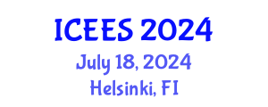 International Conference on Earthquake Engineering and Seismology (ICEES) July 18, 2024 - Helsinki, Finland