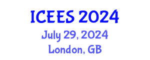 International Conference on Earthquake Engineering and Seismology (ICEES) July 29, 2024 - London, United Kingdom