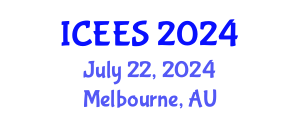 International Conference on Earthquake Engineering and Seismology (ICEES) July 22, 2024 - Melbourne, Australia