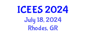 International Conference on Earthquake Engineering and Seismology (ICEES) July 18, 2024 - Rhodes, Greece