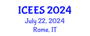 International Conference on Earthquake Engineering and Seismology (ICEES) July 22, 2024 - Rome, Italy