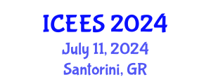 International Conference on Earthquake Engineering and Seismology (ICEES) July 11, 2024 - Santorini, Greece