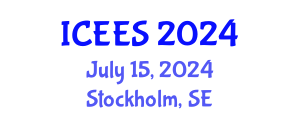 International Conference on Earthquake Engineering and Seismology (ICEES) July 15, 2024 - Stockholm, Sweden