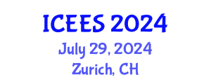 International Conference on Earthquake Engineering and Seismology (ICEES) July 29, 2024 - Zurich, Switzerland