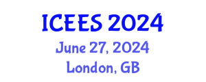 International Conference on Earthquake Engineering and Seismology (ICEES) June 27, 2024 - London, United Kingdom
