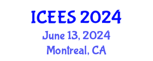 International Conference on Earthquake Engineering and Seismology (ICEES) June 13, 2024 - Montreal, Canada