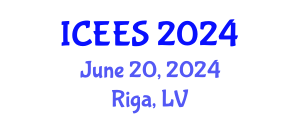 International Conference on Earthquake Engineering and Seismology (ICEES) June 20, 2024 - Riga, Latvia