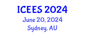 International Conference on Earthquake Engineering and Seismology (ICEES) June 20, 2024 - Sydney, Australia
