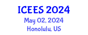International Conference on Earthquake Engineering and Seismology (ICEES) May 02, 2024 - Honolulu, United States