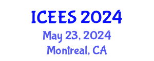International Conference on Earthquake Engineering and Seismology (ICEES) May 23, 2024 - Montreal, Canada