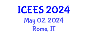International Conference on Earthquake Engineering and Seismology (ICEES) May 02, 2024 - Rome, Italy